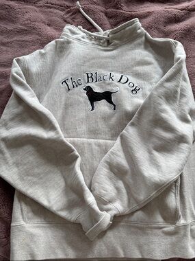 Black dog crew neck sweatshirt very oversized more of a small/medium